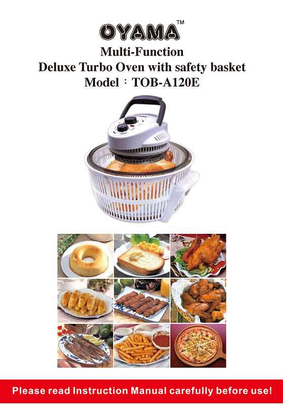 easy cook turbo multi oven instruction manual