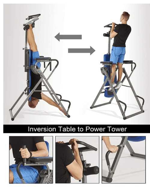 elite fitness inversion table instruction manual