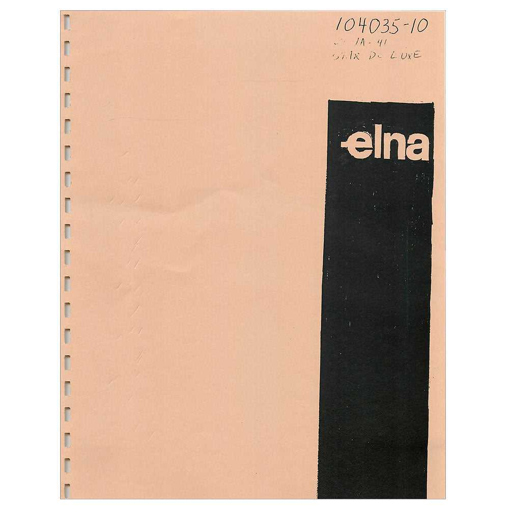 elna air artist instruction manual