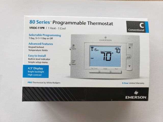 emerson thermostat instruction manual