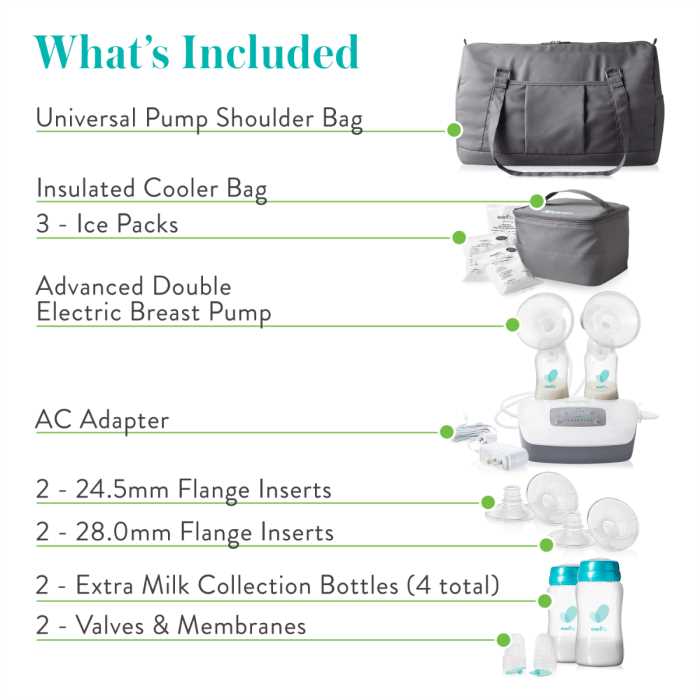 evenflo advanced double electric breast pump instruction manual