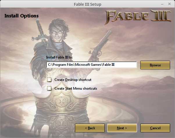 fable 3 instruction manual