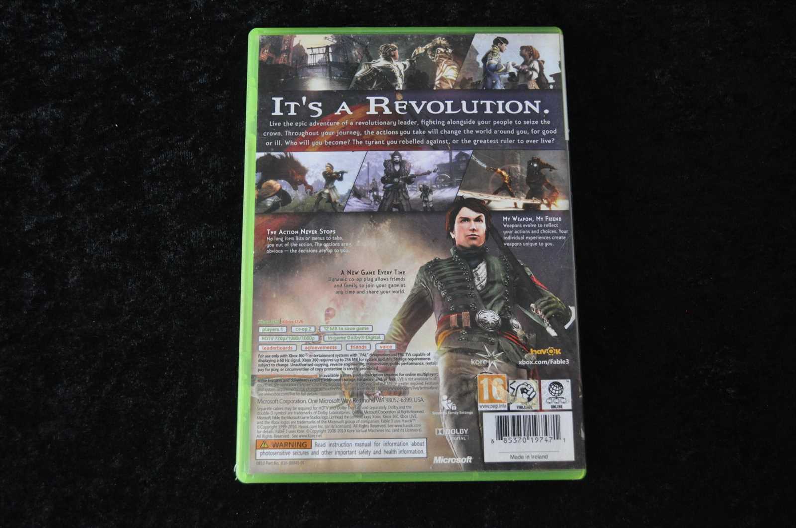 fable 3 instruction manual