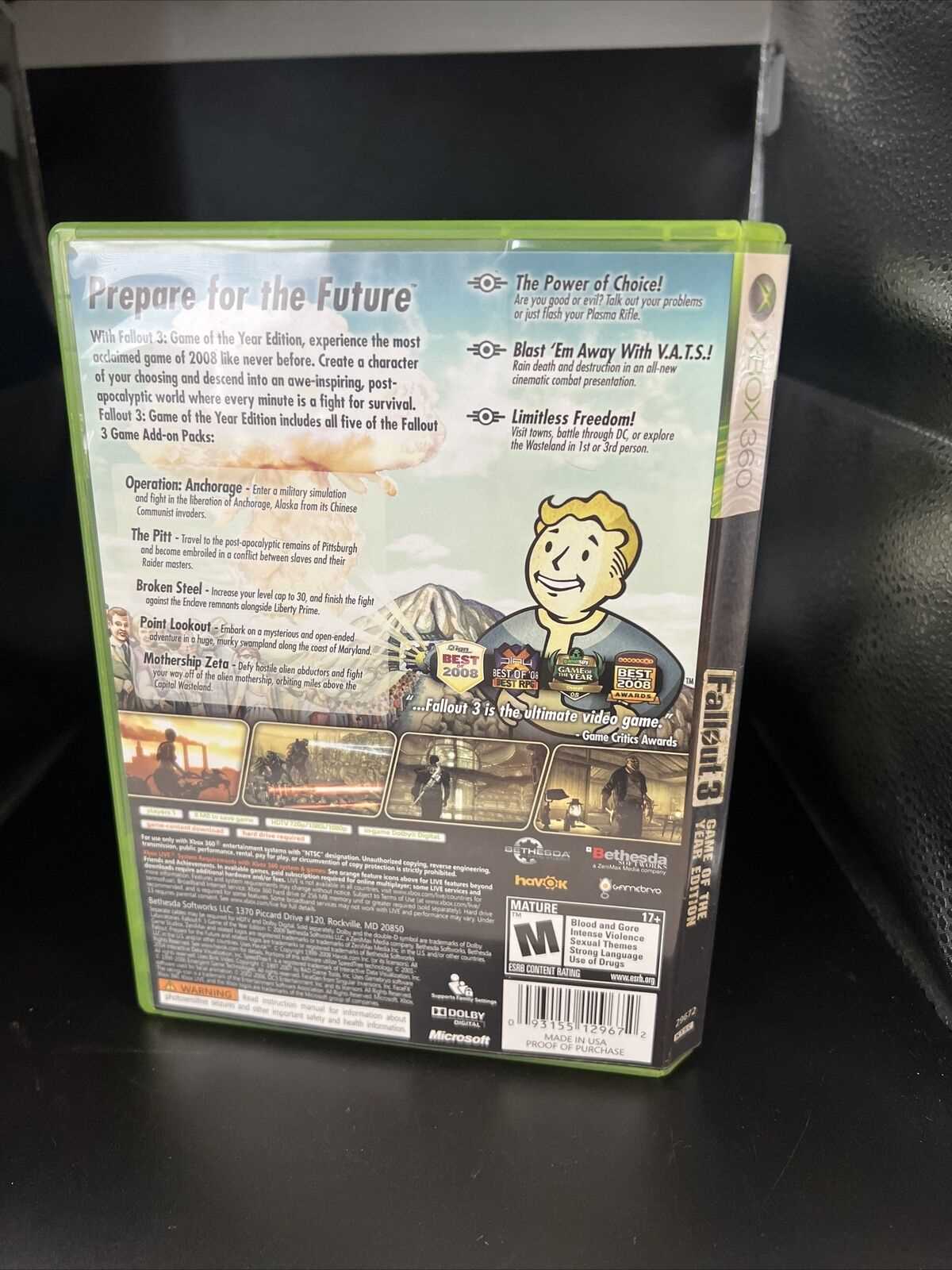 fallout 3 instruction manual