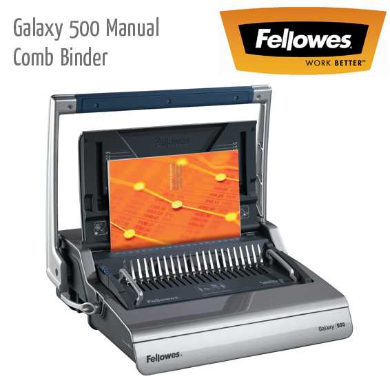 fellowes galaxy 500 instruction manual