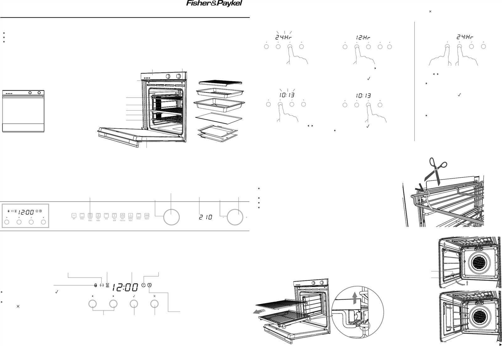 fisher paykel oven instruction manual