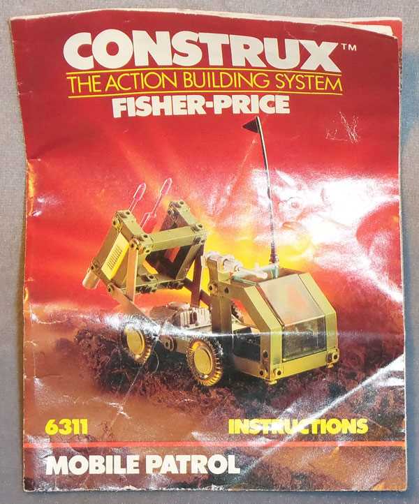 fisher price construx instruction manuals