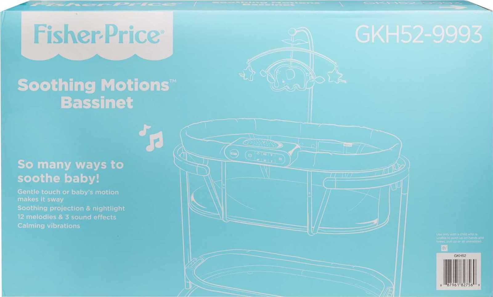 fisher price soothing motions bassinet instruction manual