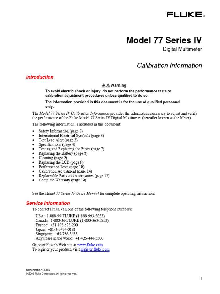 fluke 12 multimeter instruction manual