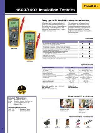 fluke 1507 instruction manual