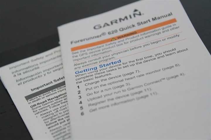 garmin forerunner 620 instruction manual