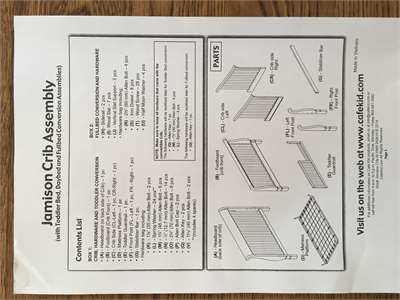 graco lauren 4 in 1 convertible crib instruction manual