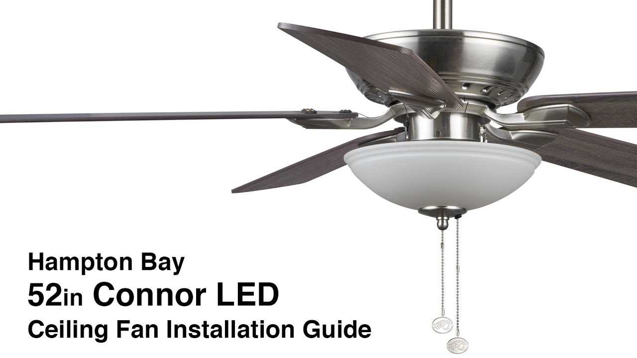 hampton bay ceiling fan instruction manual