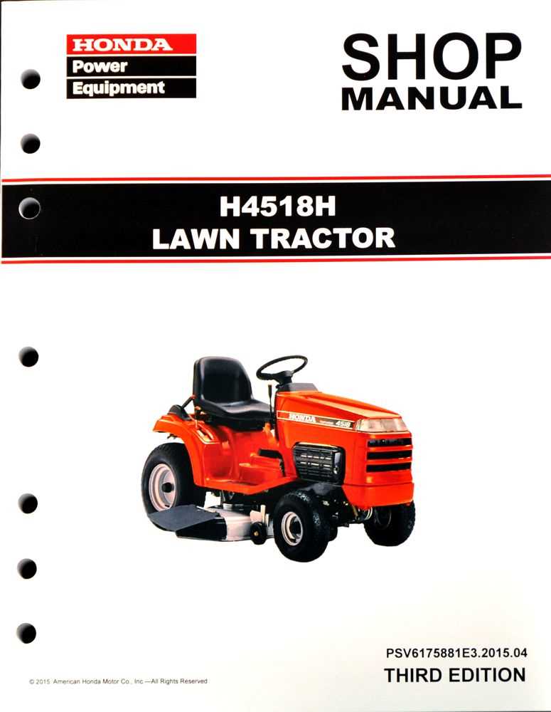 honda lawn mower instruction manual