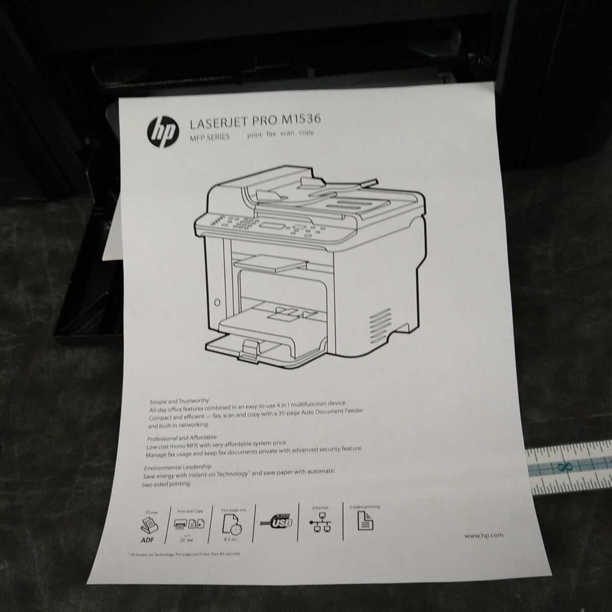 hp laserjet 1536dnf mfp instruction manual