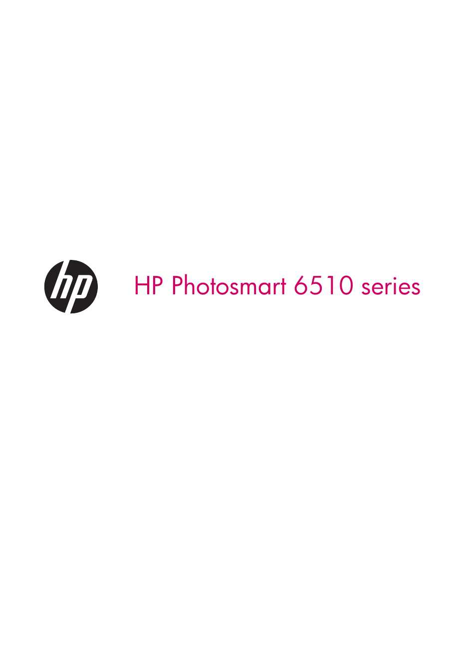 hp photosmart 6510 instruction manual