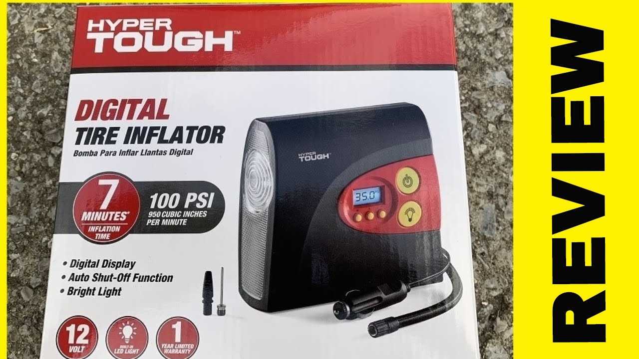 hyper tough digital tire inflator instruction manual