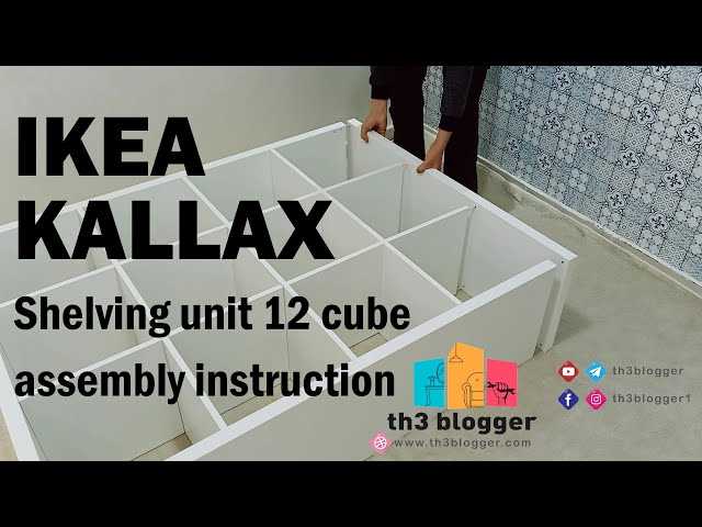 ikea kallax instruction manual