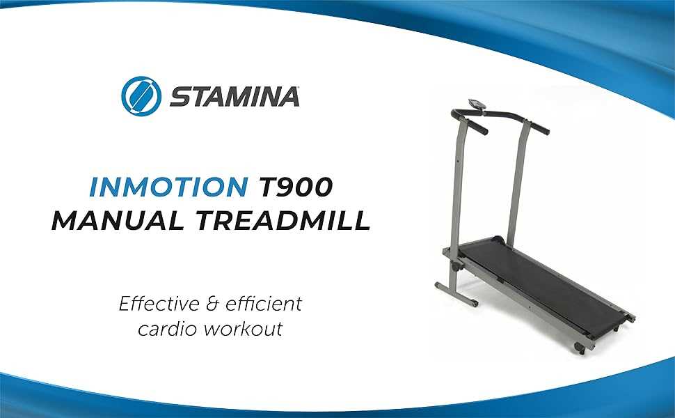 inmotion t900 manual treadmill instructions