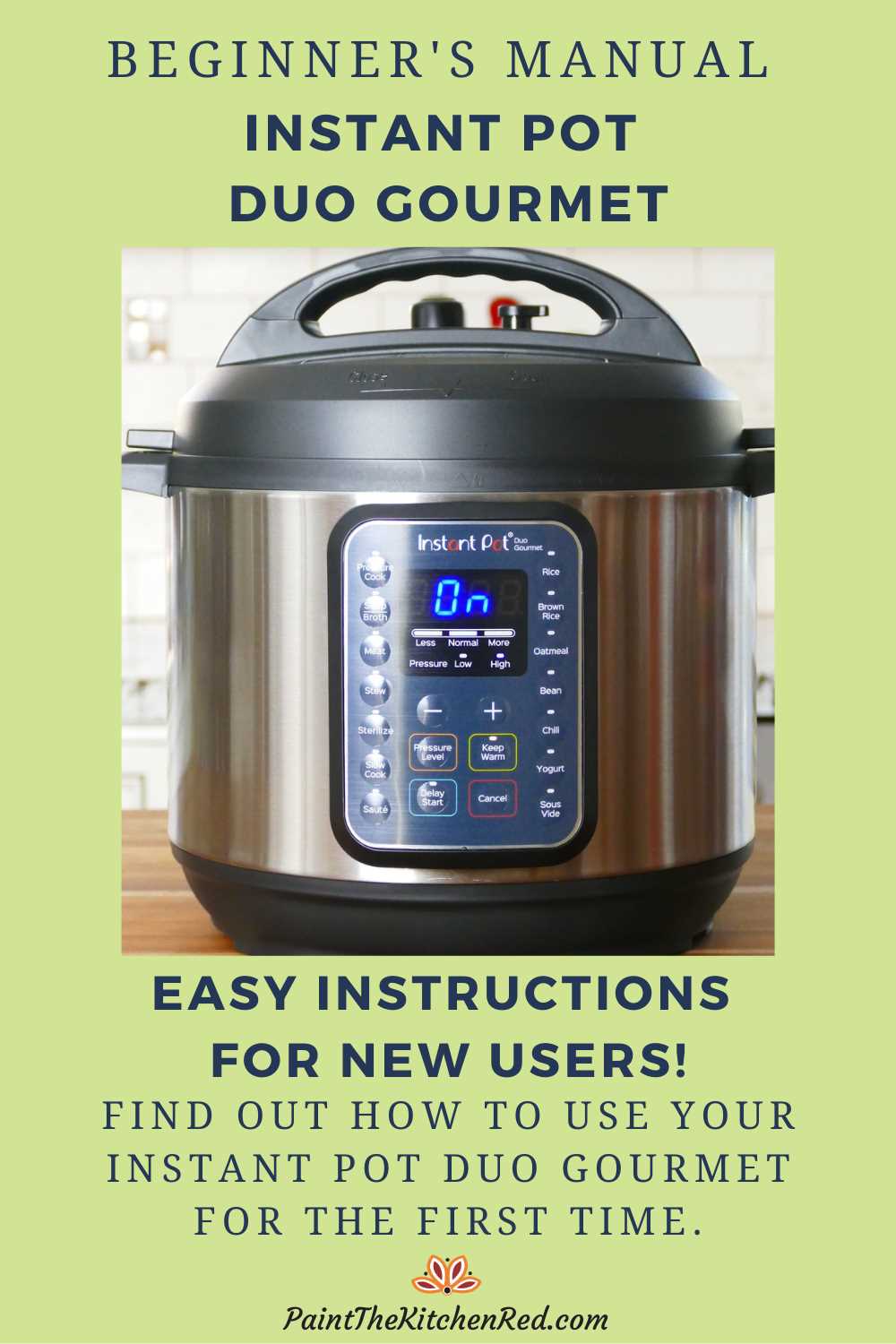 instant pot duo instruction manual