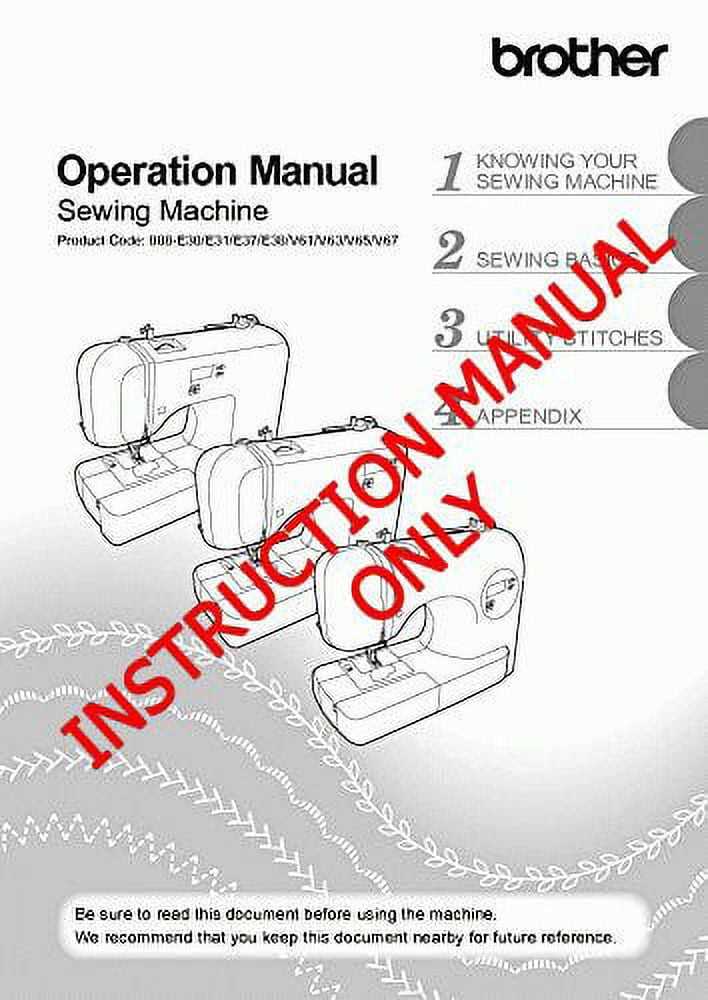 instruction manual for brother ls 1217 sewing machine