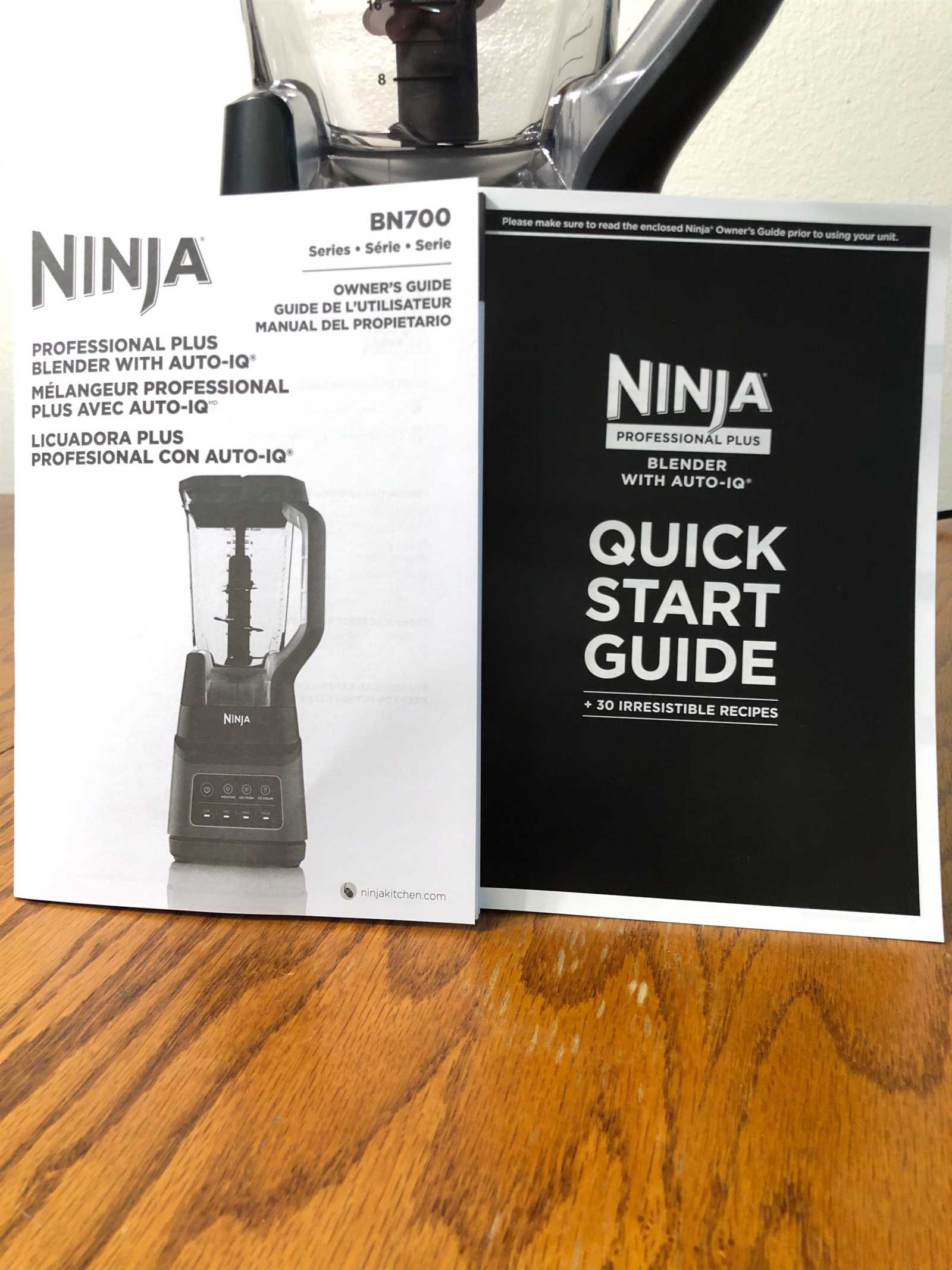 instruction manual for ninja blender