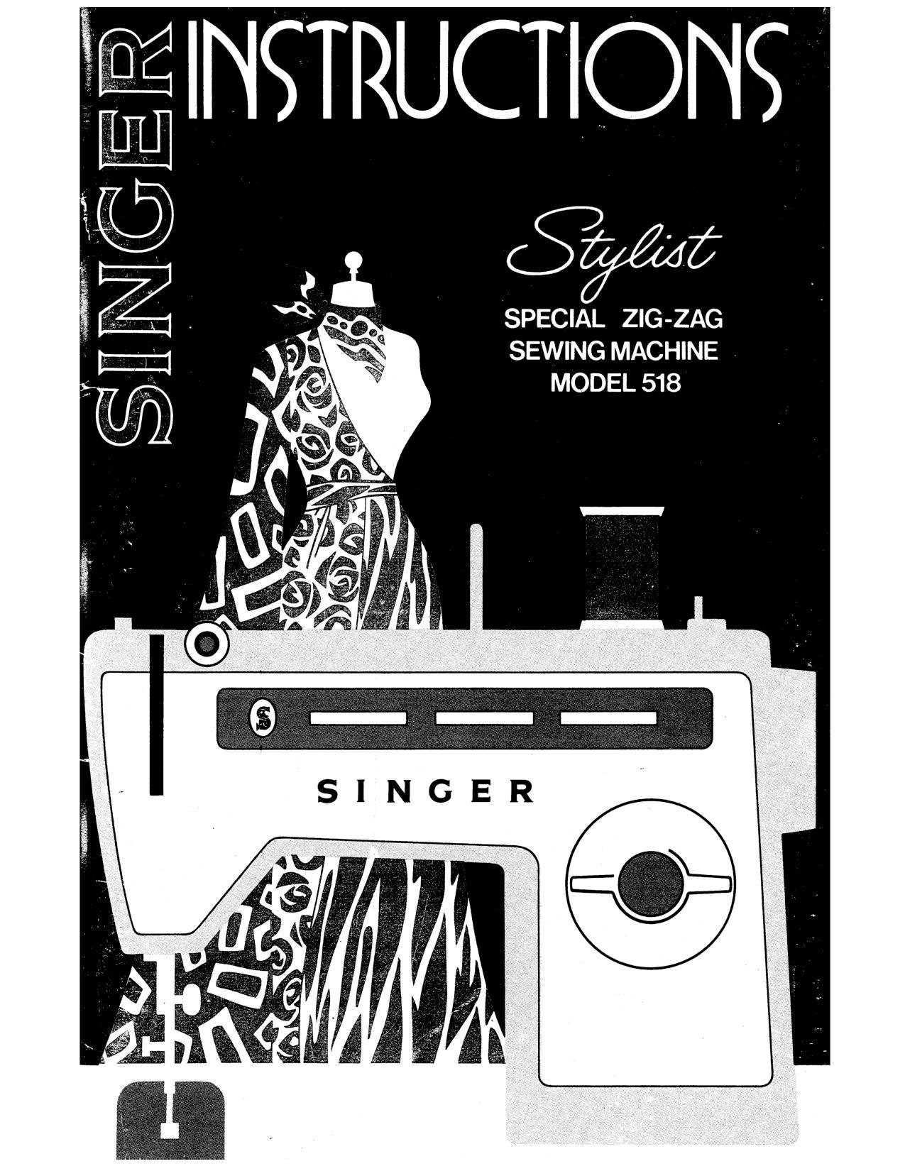 instruction manual for old singer sewing machine