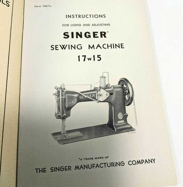 instruction manual for old singer sewing machine