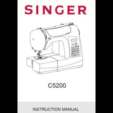 instruction manual for old singer sewing machine