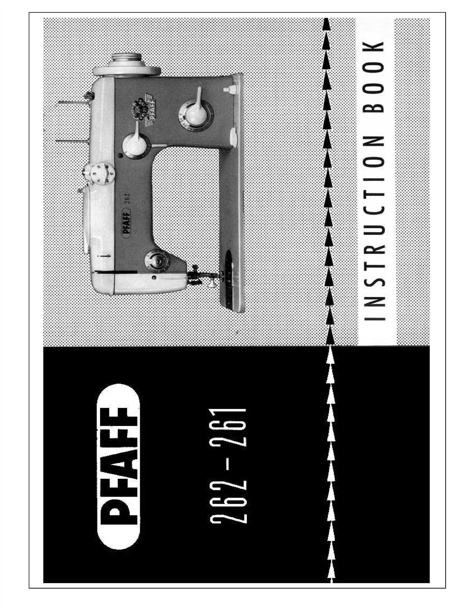 instruction manual for pfaff sewing machine