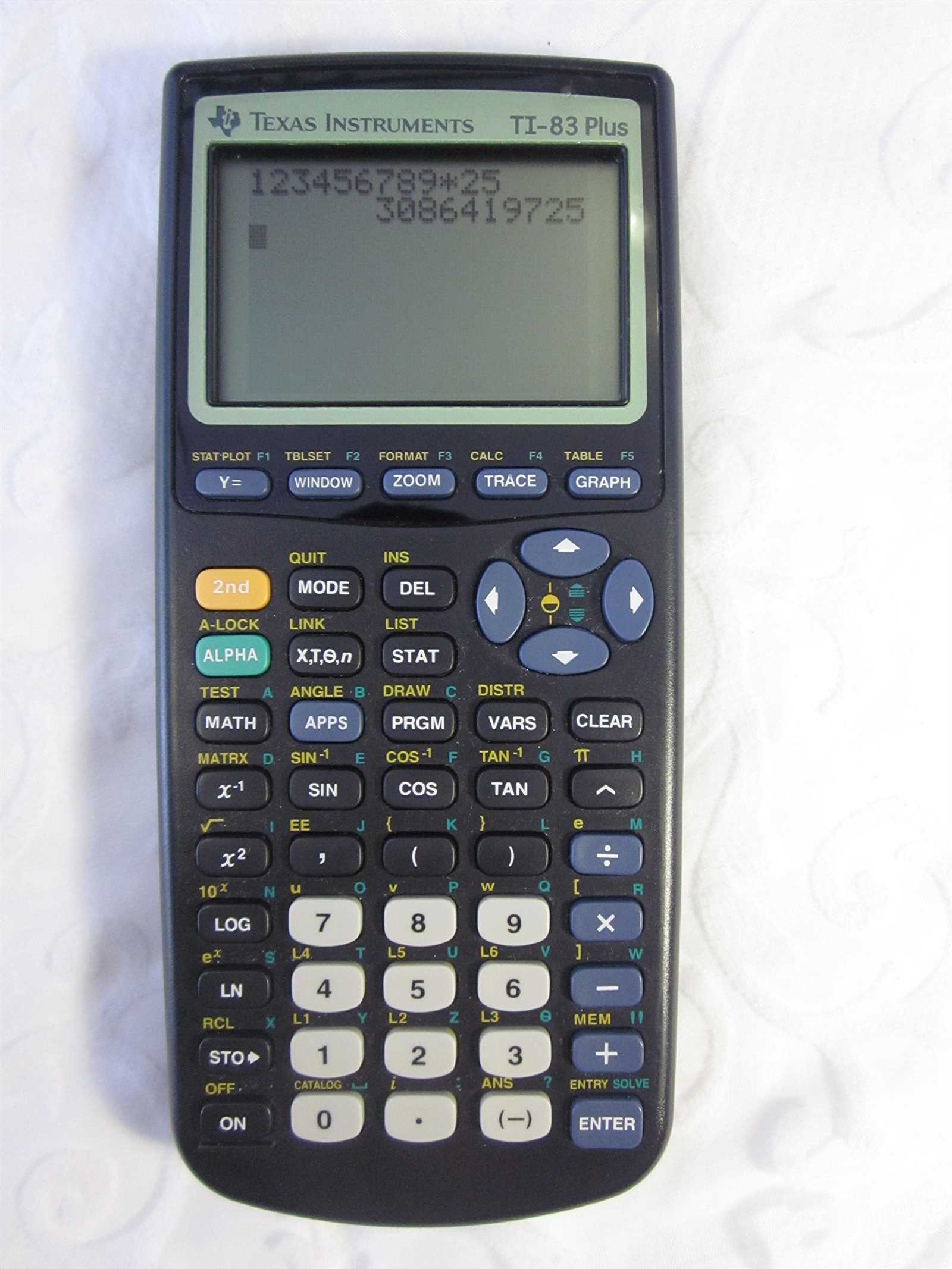 instruction manual for ti 83 plus calculator