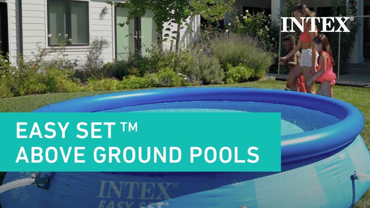 intex easy set pool instruction manual