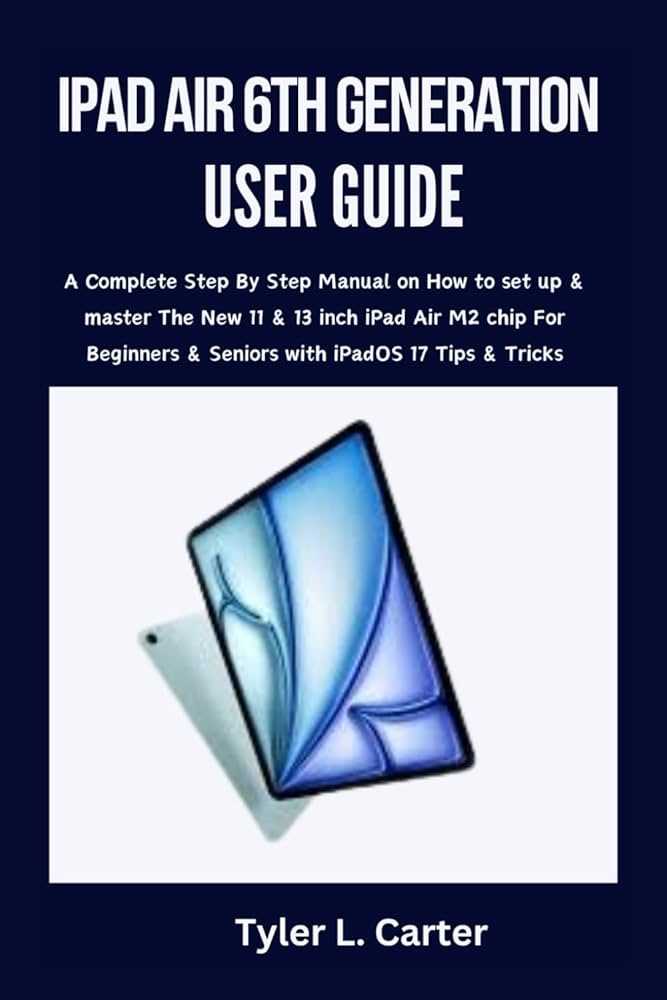 ipad 6th generation instruction manual