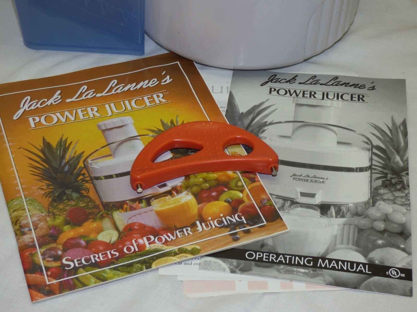 jack lalanne power juicer instruction manual