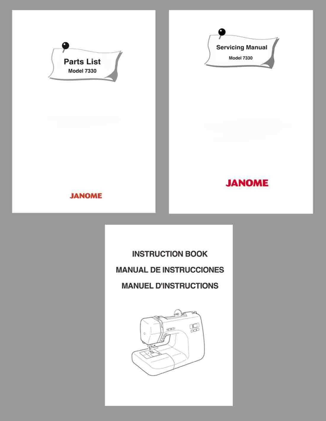 janome magnolia 7330 instruction manual