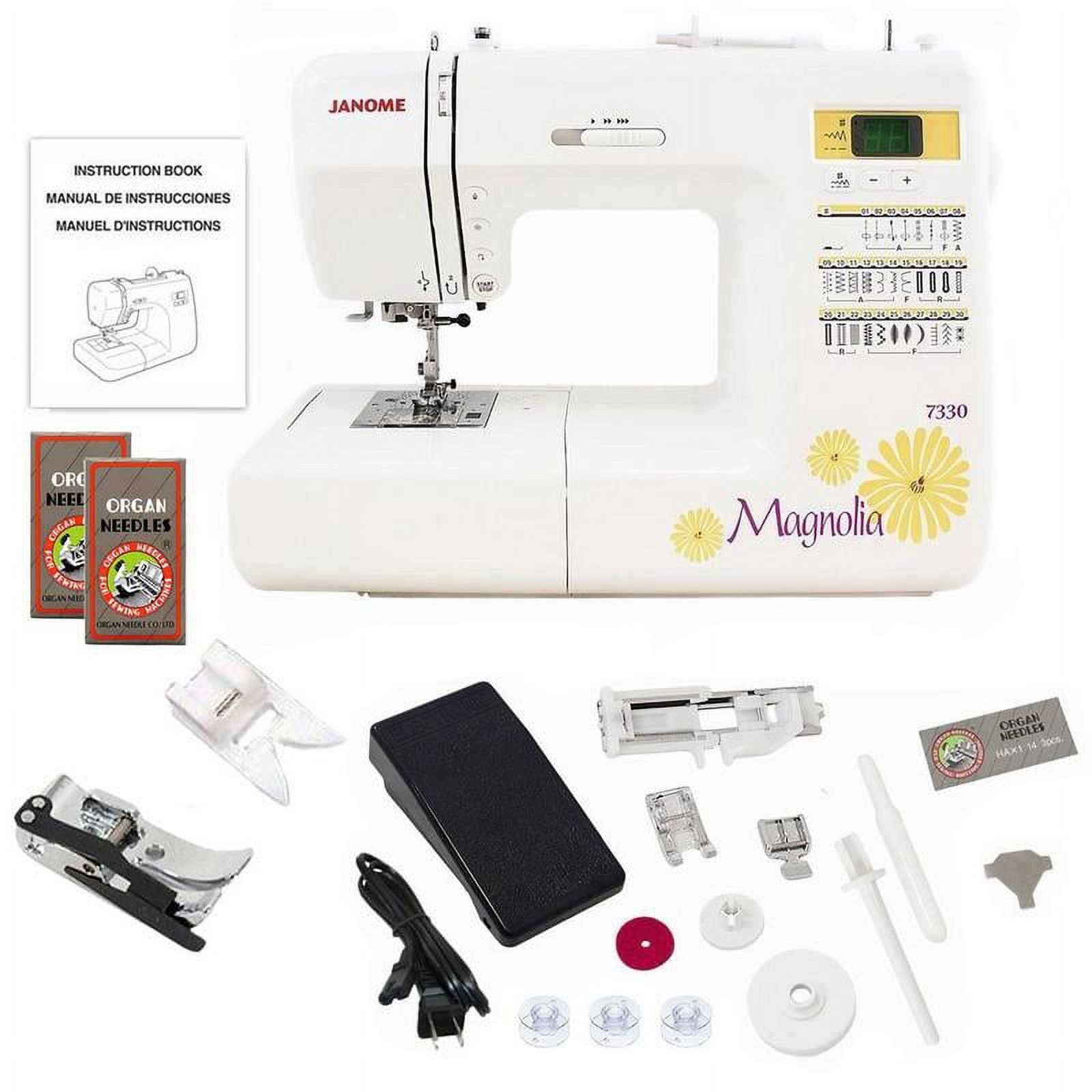 janome magnolia 7330 instruction manual