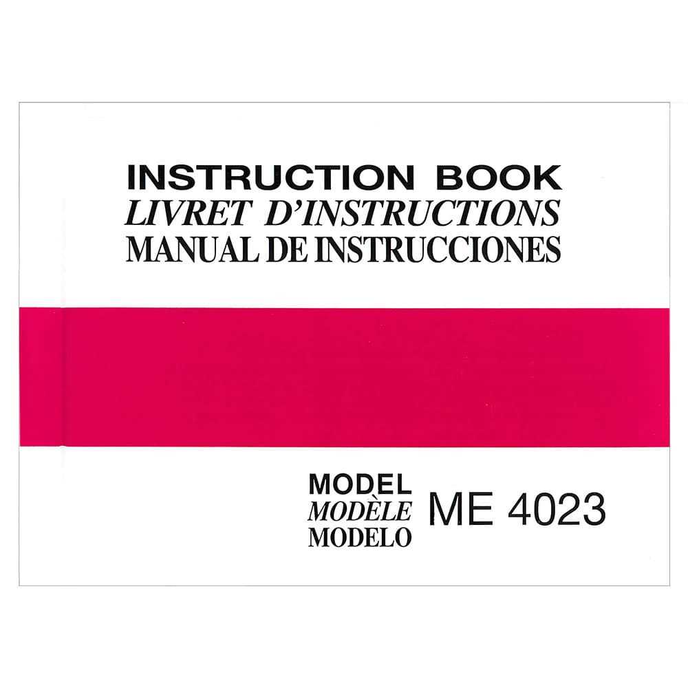 janome my excel 4023 instruction manual