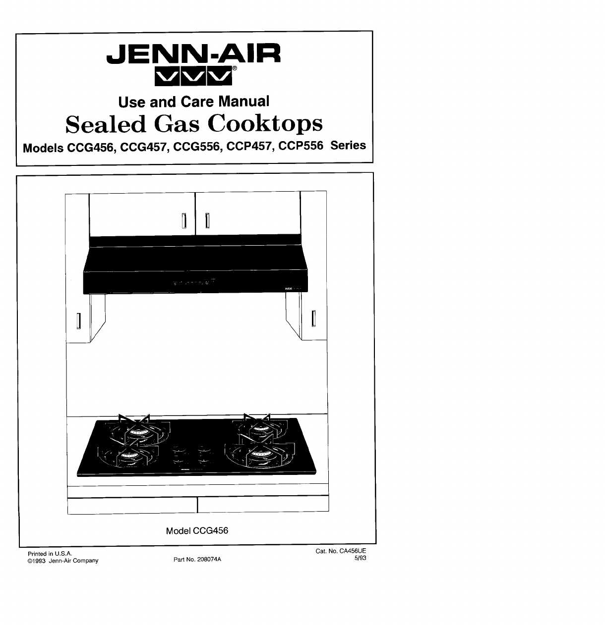 jenn air stove instruction manual