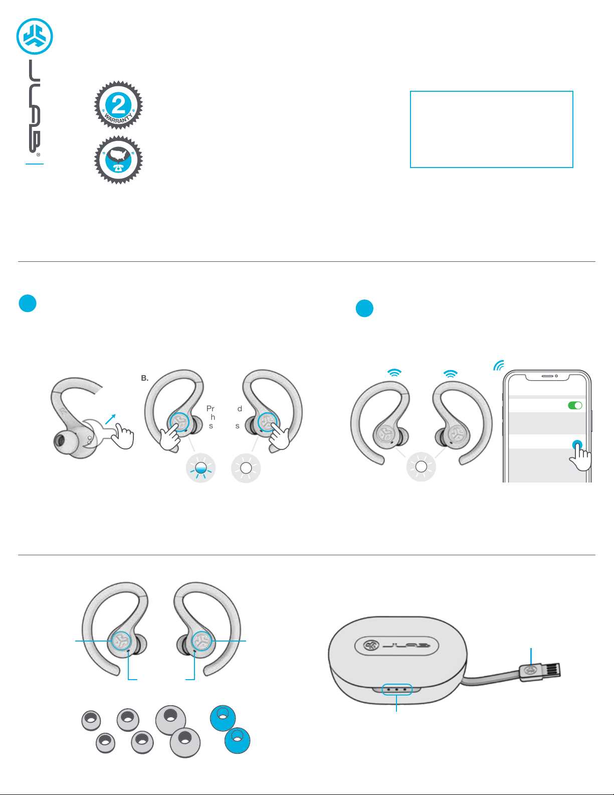 jlab earbuds instruction manual