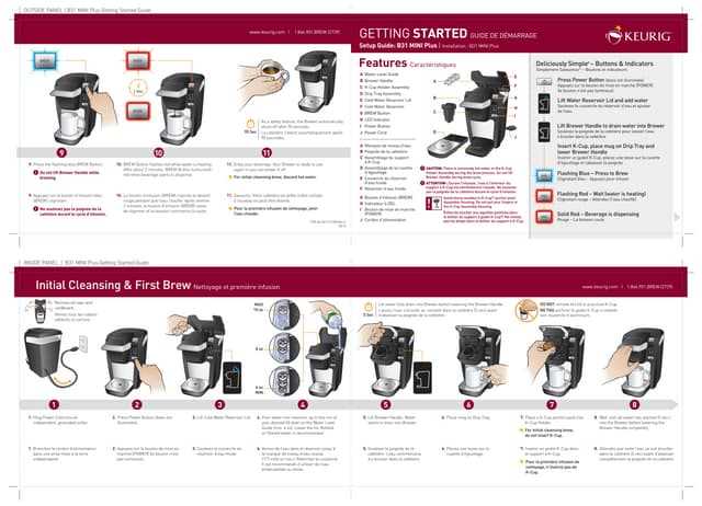 keurig b31 instruction manual