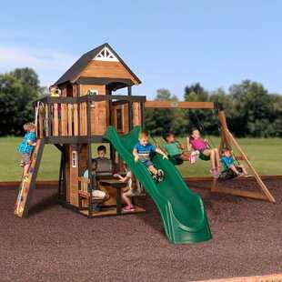 kidkraft skyway resort wooden swing set instruction manual