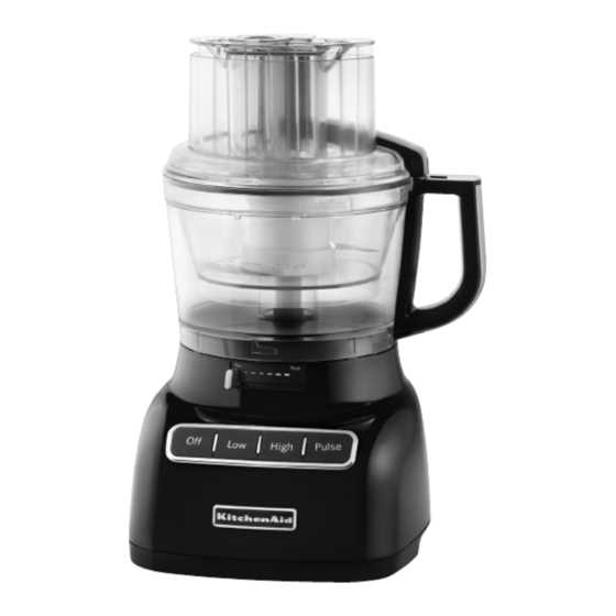 kitchenaid 9 cup food processor instruction manual