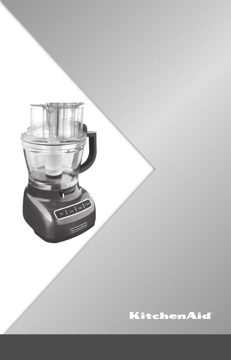 kitchenaid food processor instruction manual