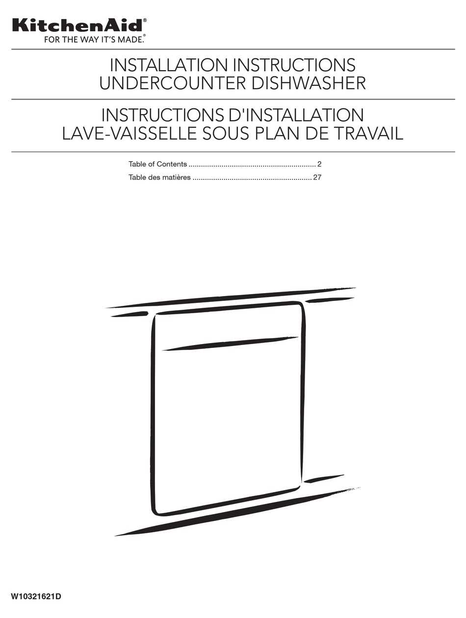 kitchenaid superba instruction manual