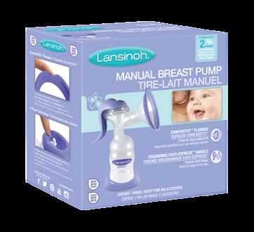 lansinoh breast pump manual instructions