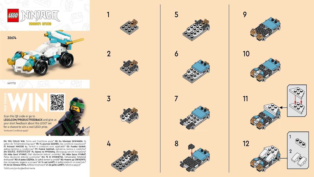 lego ninjago instruction manuals