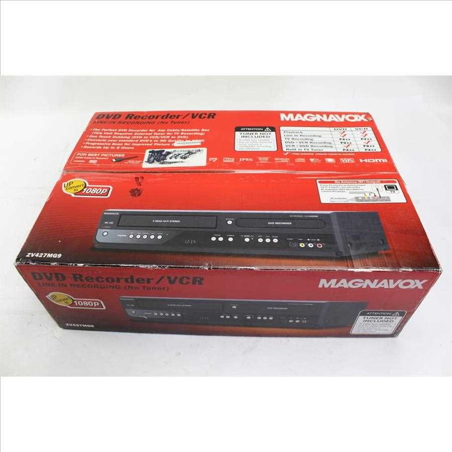 magnavox dvd recorder vcr zv427mg9 instruction manual