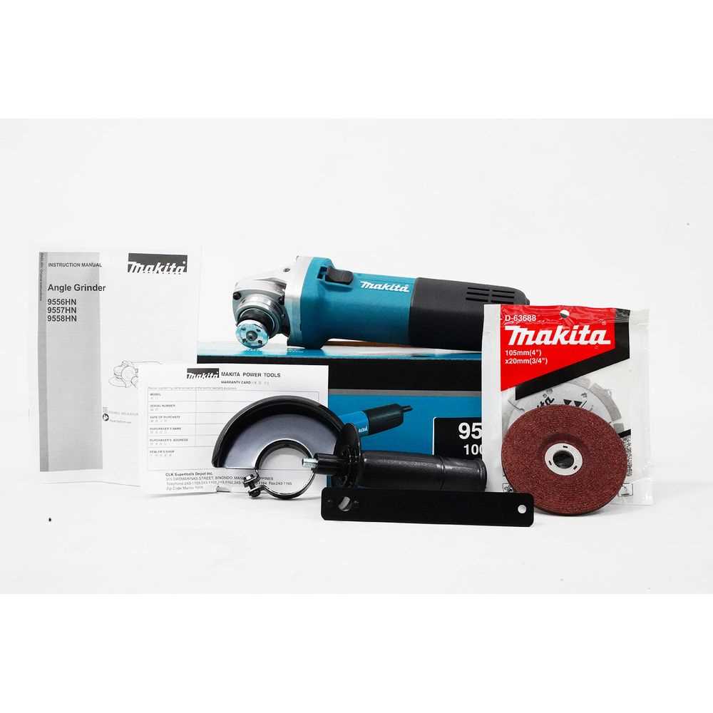 makita angle grinder instruction manual