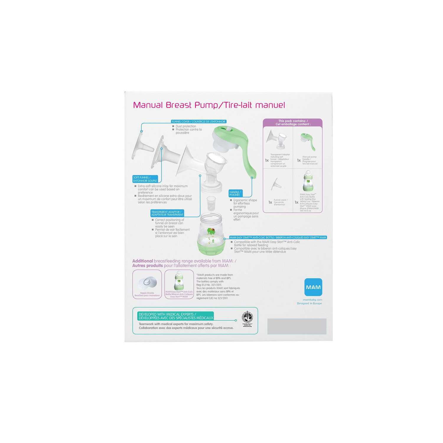 mam manual breast pump instructions