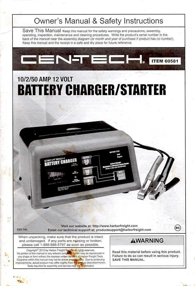 manual battery charger instructions